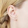 Hugs - Gold Ear Climber Earrings Etsy   