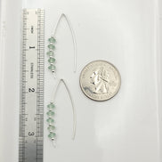 Wish - Silver & Green Aventurine Earrings Etsy   