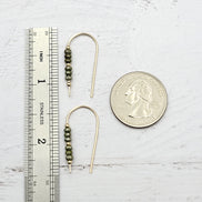Cheval - Gold & Sage Green Earrings Etsy   