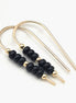 Cheval - Gold & Black Earrings Etsy   