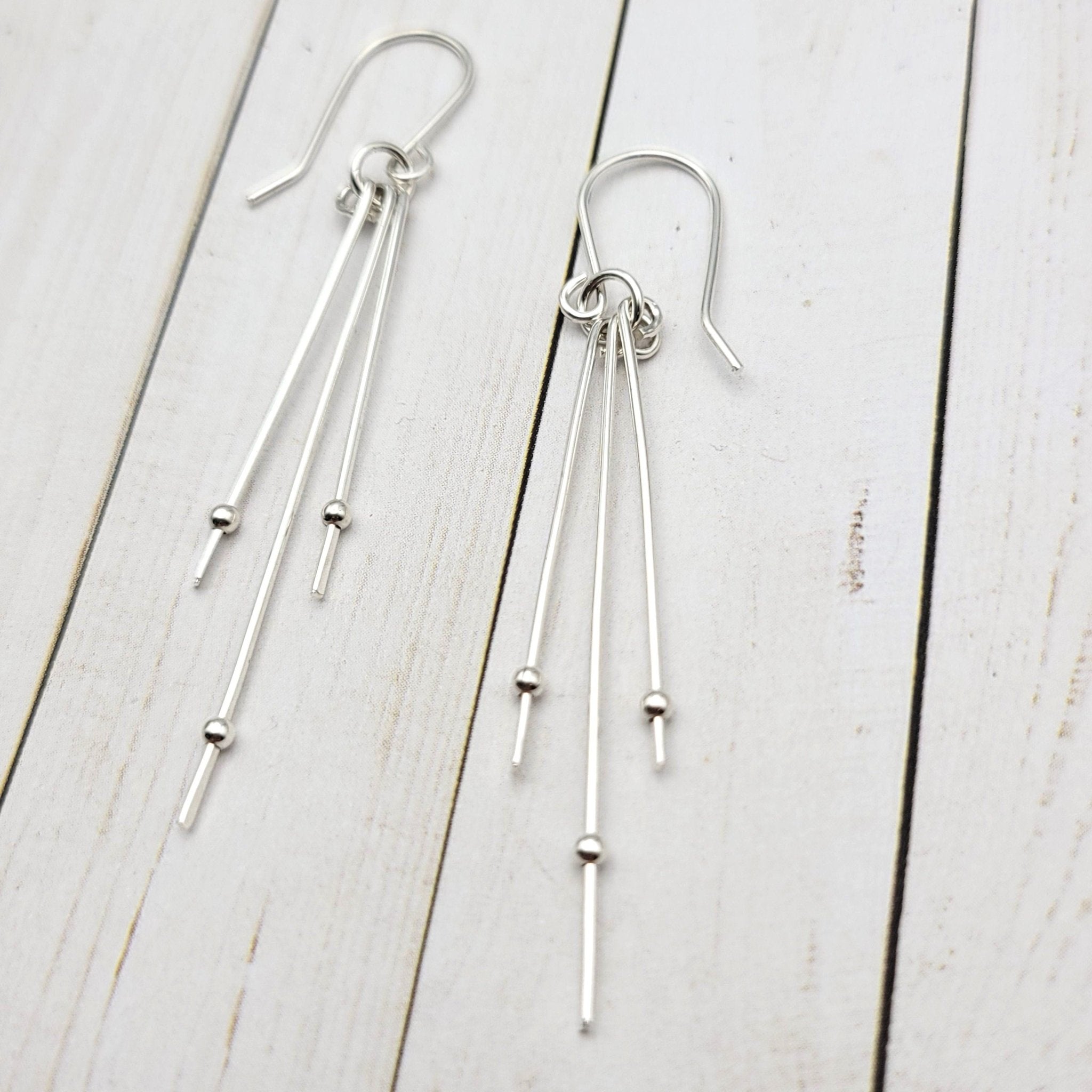Stellar - Silver with Silver Earrings Bijou by SAM   