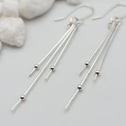 Stellar - Silver with Silver Earrings Bijou by SAM   