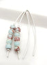 Wish - Aqua Terra Jasper Earrings Bijou by SAM   