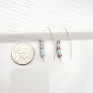 Wish - Aqua Terra Jasper Earrings Bijou by SAM   