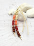 Wish - Gold & Red Ombre Earrings Bijou by SAM   