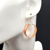 Copper - Shiny Hoops Earrings Bijou by SAM   