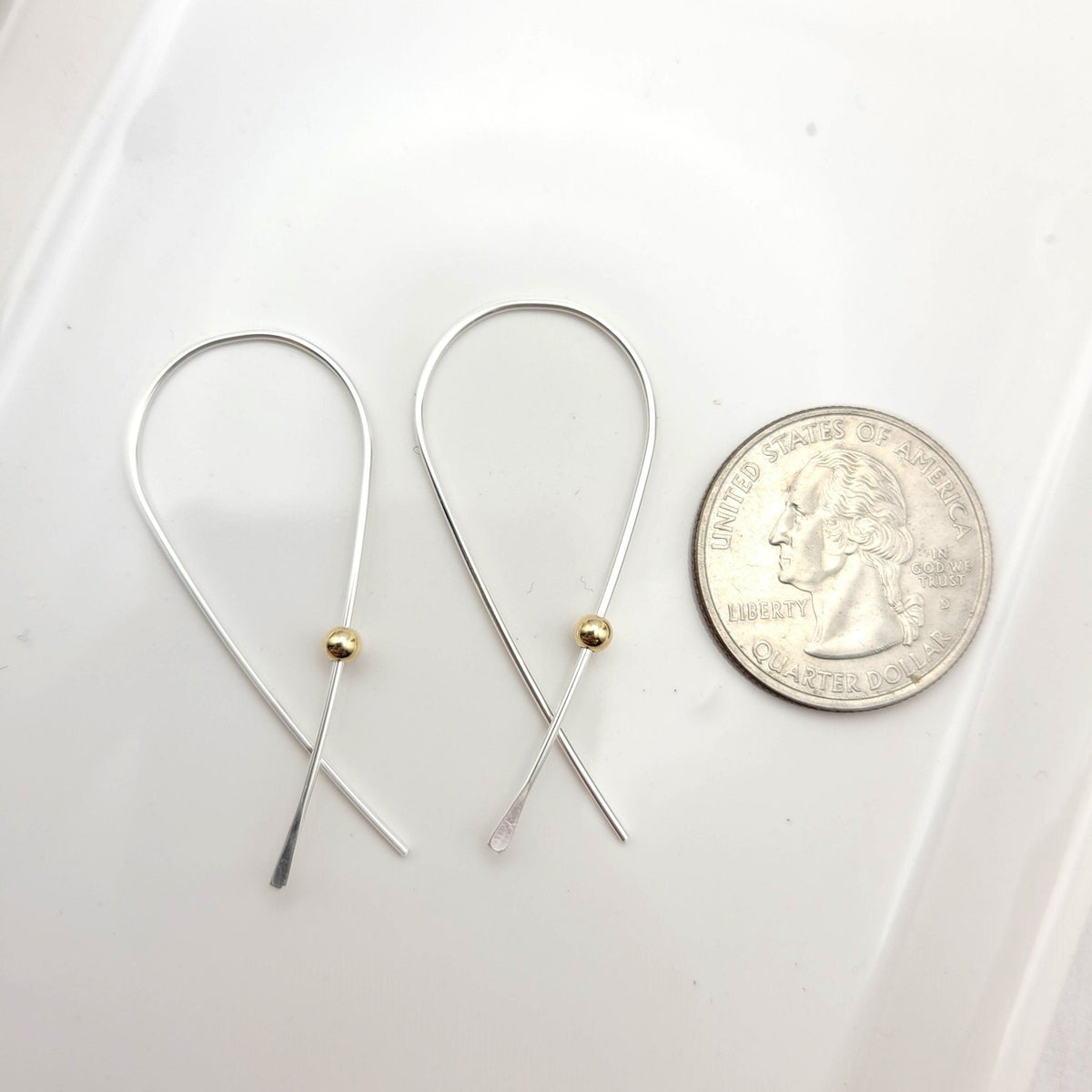 Luxe - Ribbon Threaders Earrings Bijou by SAM   