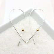 Luxe - Ribbon Threaders Earrings Bijou by SAM   