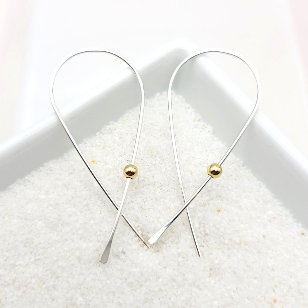 Luxe - Ribbon Threaders Earrings Bijou by SAM   
