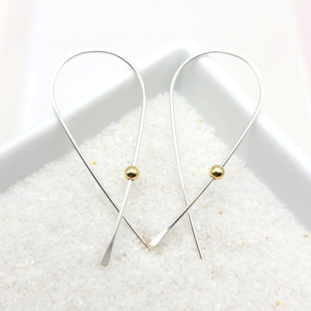 Luxe - Ribbon Threaders Earrings Bijou by SAM   