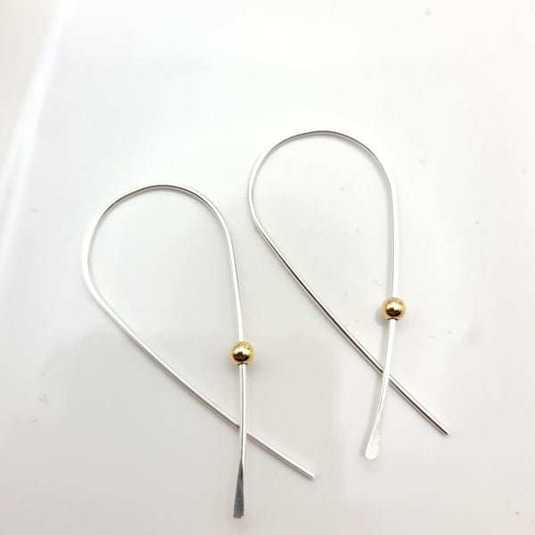 Luxe - Ribbon Threaders Earrings Bijou by SAM   