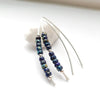 Wish - Denim Blue Earrings Bijou by SAM   