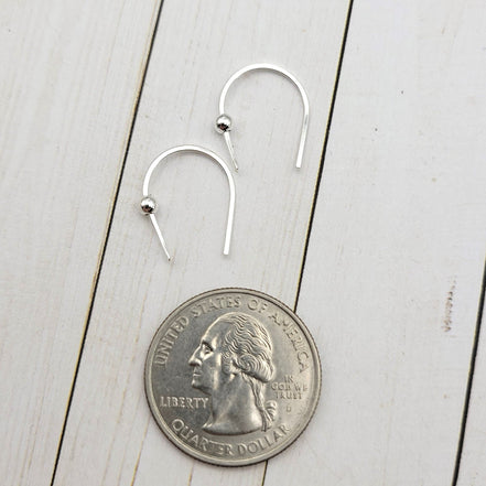 Hugs - Silver on Silver Earrings Bijou by SAM   